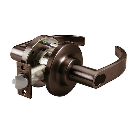 Grade 1 Cylindrical Lock, 53-Entry, LC-Lever, Oil Rubbed Dark Bronze, 2-3/4 Inch Backset, Schlage